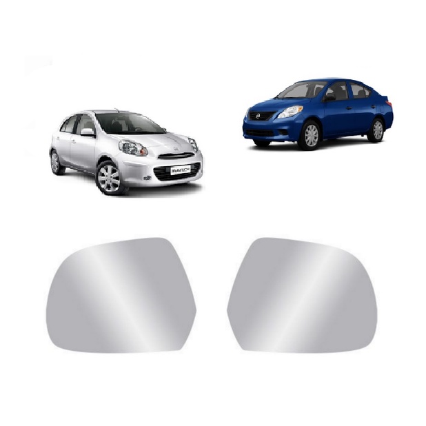 Lente Refil Retrovisor Nissan March 11 12 13 14 15