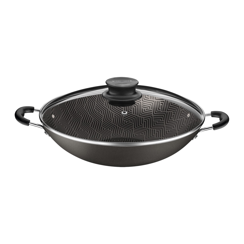 Panela Wok Paris Chumbo 32 Cm 4,4 L Em Alumínio Tramontina 28545/632