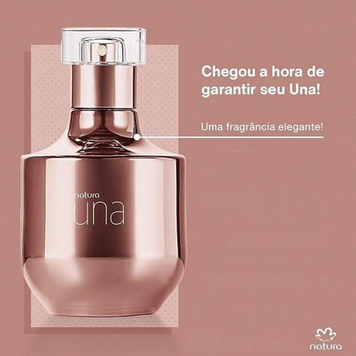 Perfume Deo Parfum Natura Una Tradicional Feminino 75ml - Original Lacrado  | Shopee Brasil