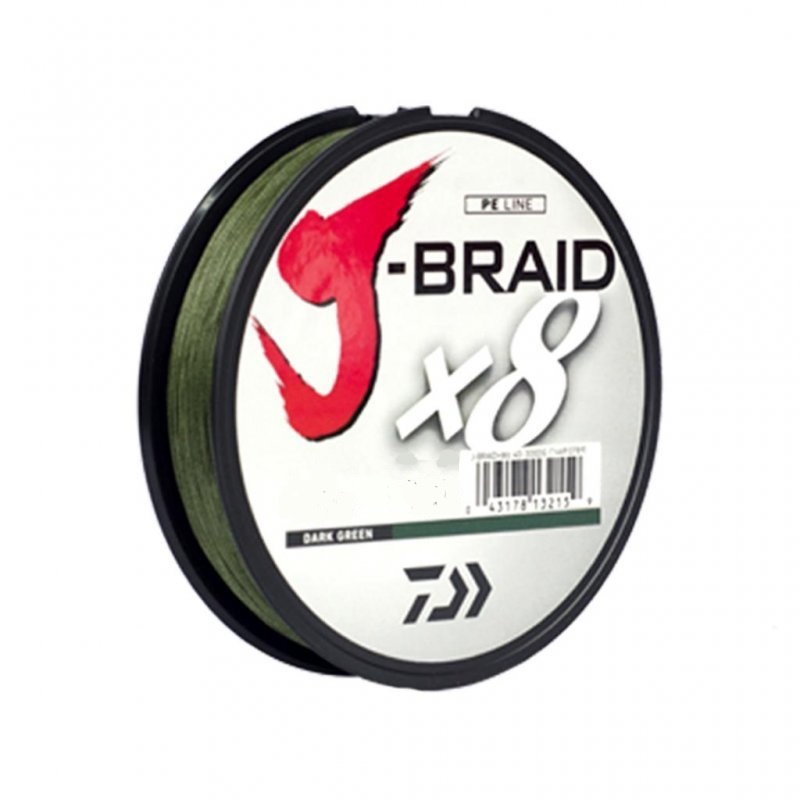 Linha Daiwa Multi J-Braid X8 0,28mm 30lb 135mts Darkgreen