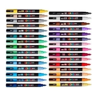 Caneta Posca PC-3M 0.9 a 1.3mm - Escolha as Cores