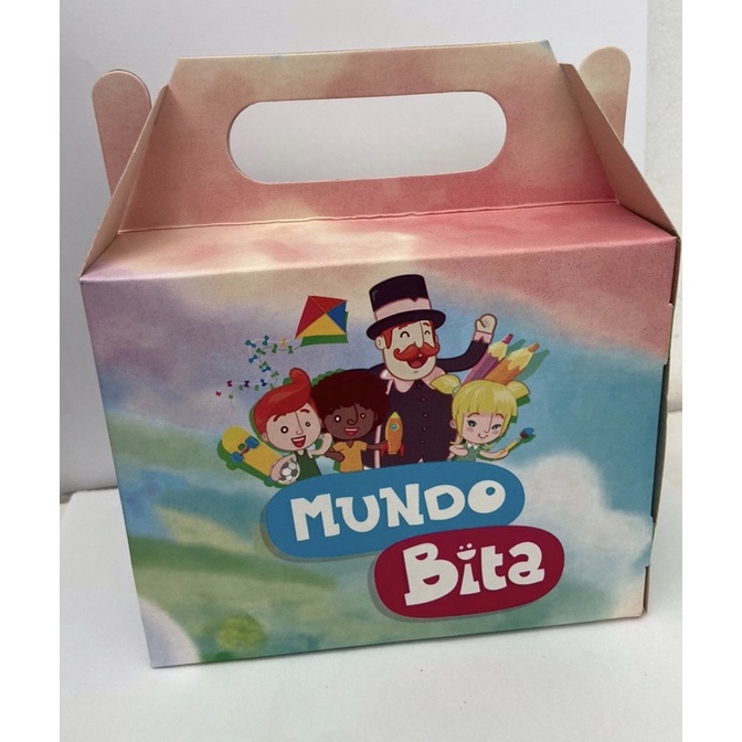 Caixinha Surpresa Mundo Bita Personalizada - Pacote com 8 unidades