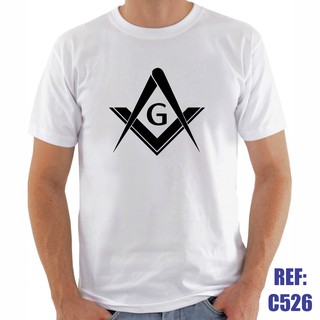 Camiseta Maçonaria Maçom Compasso