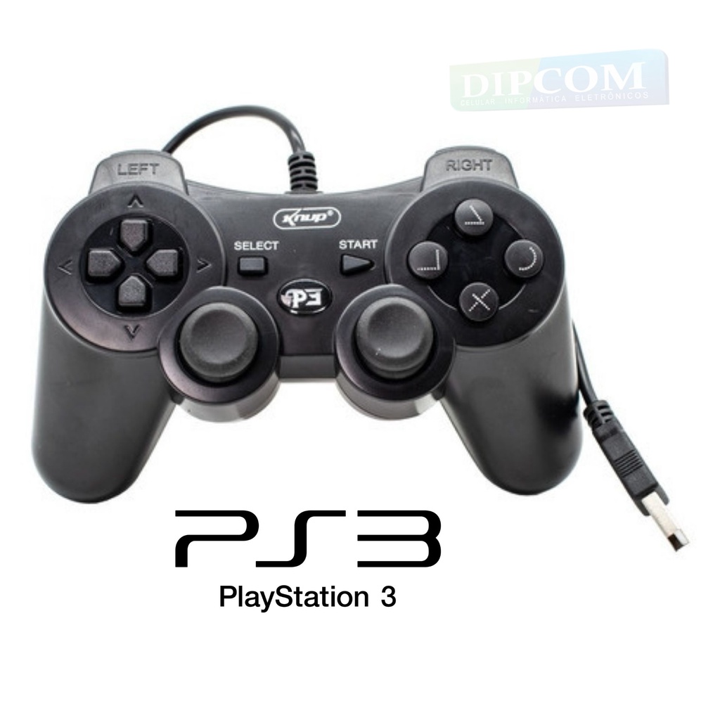 Controle para Playstation 3 Com Fio | Controle PS3 Com Fio