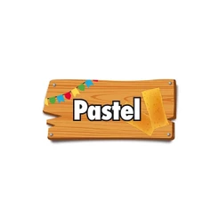 Placa de Sinalização Pastel Festa Junina - 01 unidade - Cromus - Rizzo