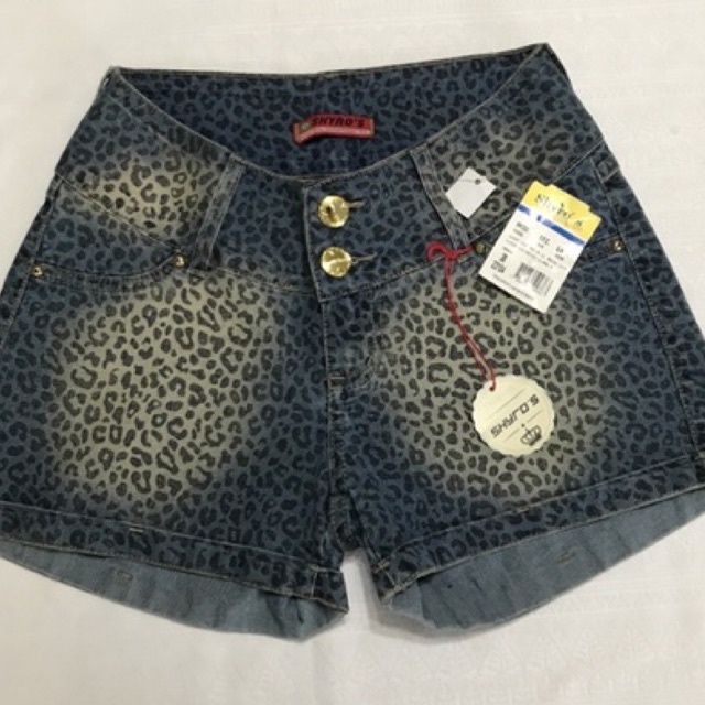 Shorts bermuda Jeans Adulto Feminino Marca Shyro’s Jeans Composição: 84% Algodão, 14% Poliéster e 2% Elastano