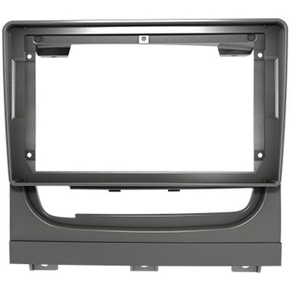 Moldura 9 pol Fiat Idea / Idea Adventure 2013 A 2018 - Prata em Oferta na Shopee