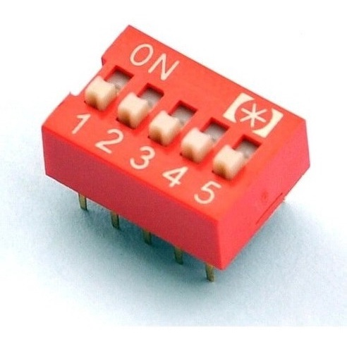 Chave Seletora Dip Switch 5 Vias 180 Graus Arduino Pic Arm