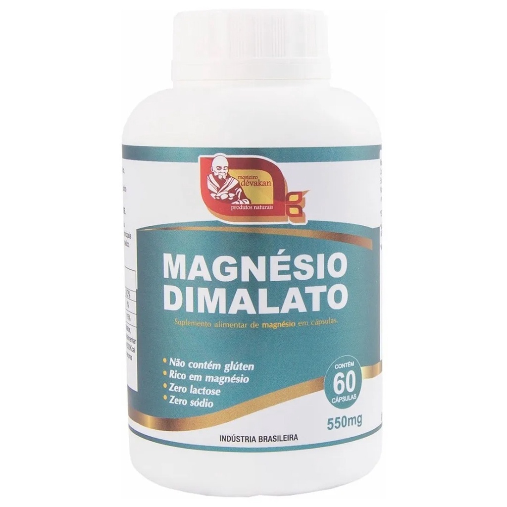 Magnesio Dimalato 60 Cápsulas 550mg