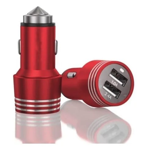 Carregador de Celular Veicular Carro Fonte 2 USB  Turbo Rápido TOP asia em Oferta na Shopee
