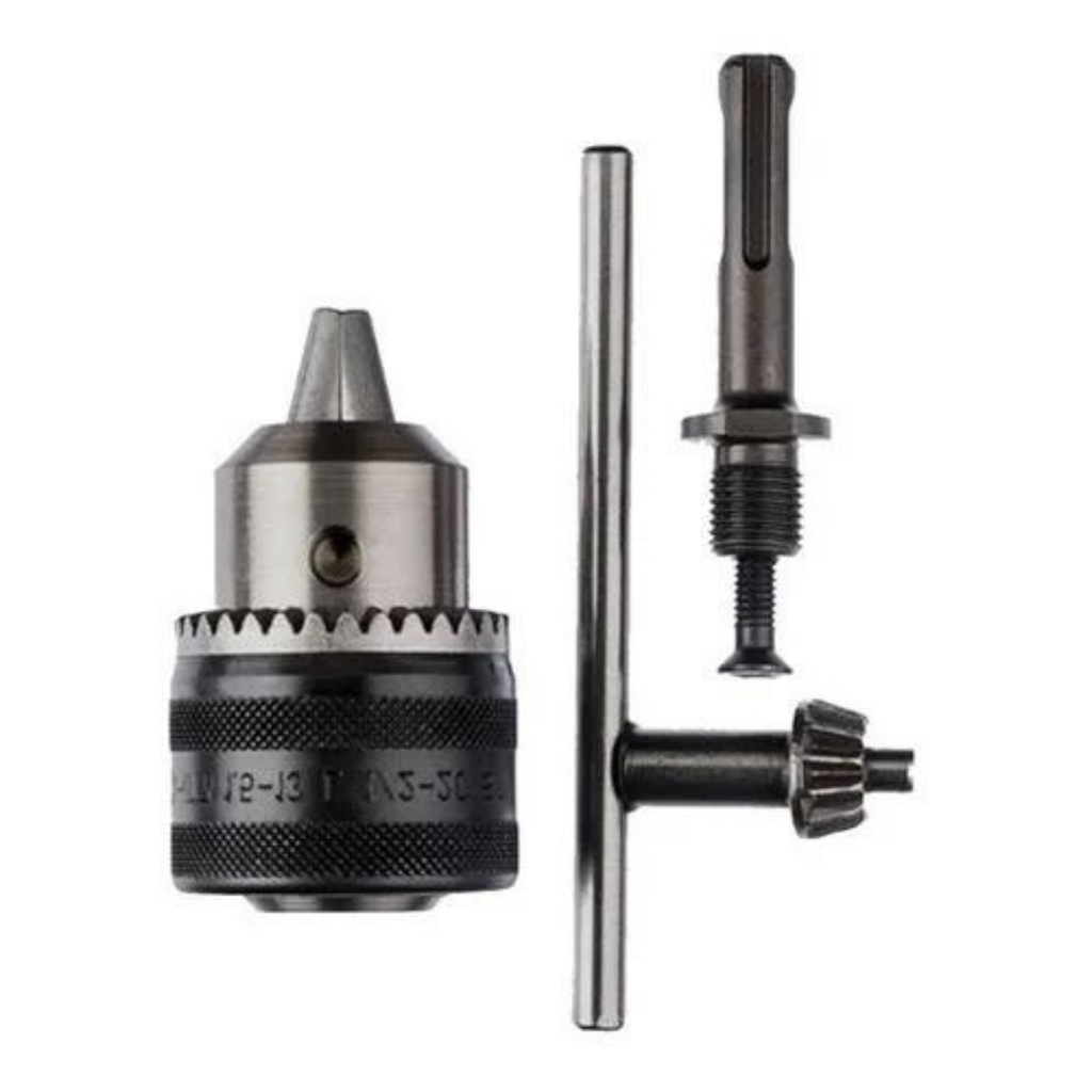 Mandril Adaptador 1/2 Sds Plus Martelete Bosch Makita Skil com chave aperto