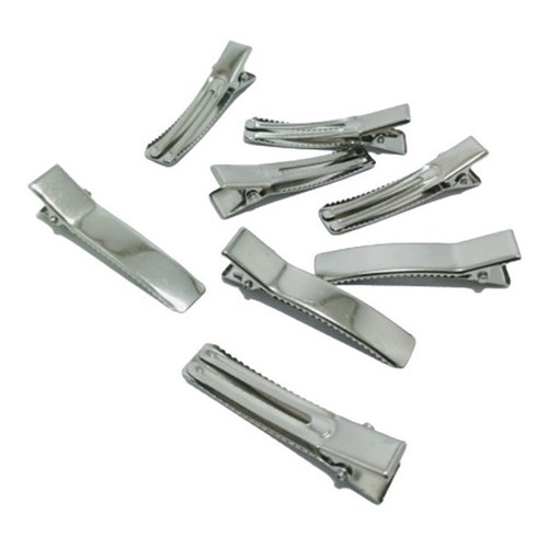 100 Bico Pato Jacare Vazado Ponta Quadrada  3,5cm