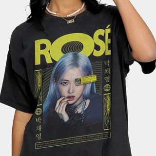 Camiseta T-shirt Unissex Algodão Grupo Kpop Blackpink Rose Park Cheayoung Idol