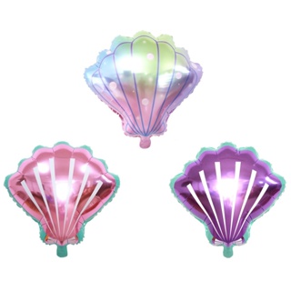 1 Balão Metalizado Fundo Do Mar Modelo Concha 45cm em Oferta na Shopee