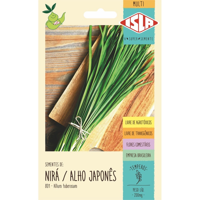 Sementes Nirá (Alho Japonês) Sem Agrotóxico ISLA em Oferta na Shopee