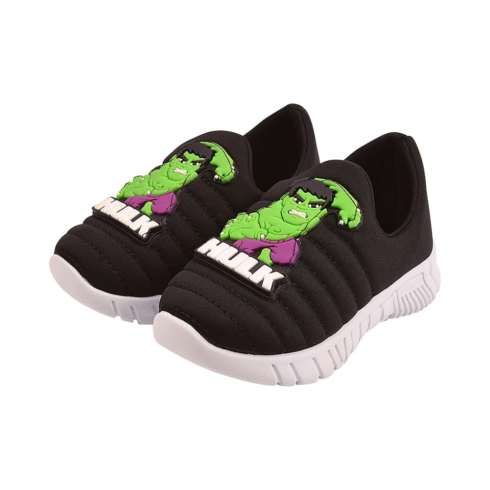 Tênis Infantil Menino Meia Calce Fácil Leve Flexível Confortável Anatômico PLOC P59 - HULK BABY