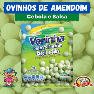 Ovinhos de Amendoim Verinha Cebola e Salsa 80g