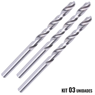 Broca Aço Rápido HSS 1/4 POL PointTeQ Kit 03 Unidades BOSCH em Oferta na Shopee