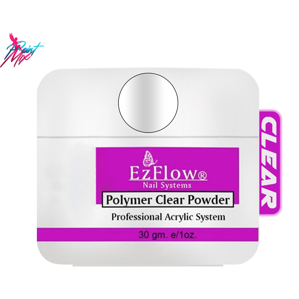 Pó Acrílico Ezflow 30gr Porcelana Acrigel Unhas Clear