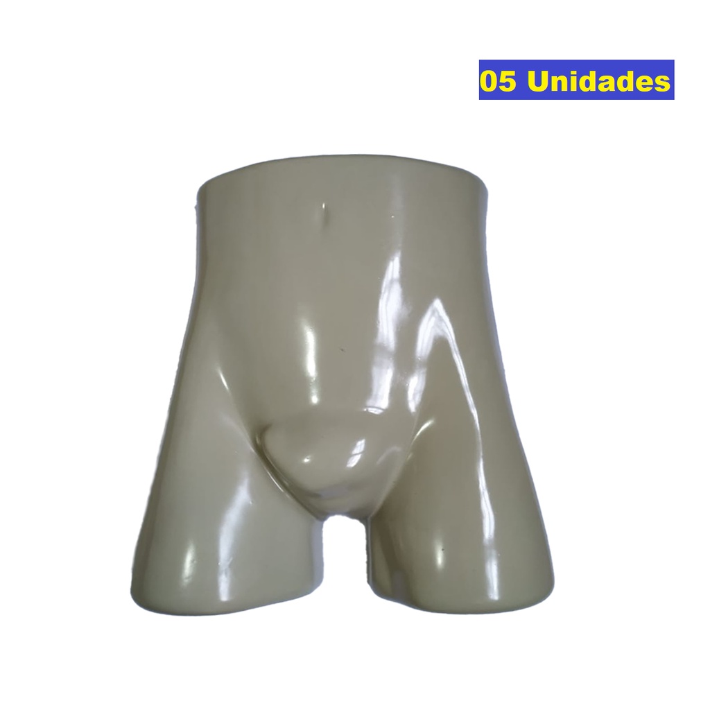 5 Quadril Manequim Expositor Masculino Sunga - Acrílico