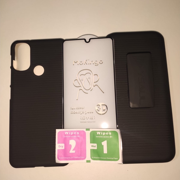 Capa  Policarbonato + Suporte Cinto Samsung Galaxy A31 Flip Belt película3D