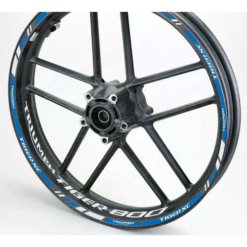 Friso + Adesivo Refletivo M8 Roda Moto Triumph Tiger 800 Xc