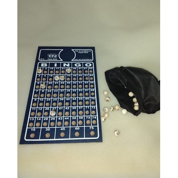 Conjunto Tabuleiro + Bolas numeradas (1 a 75) BINGO N°1