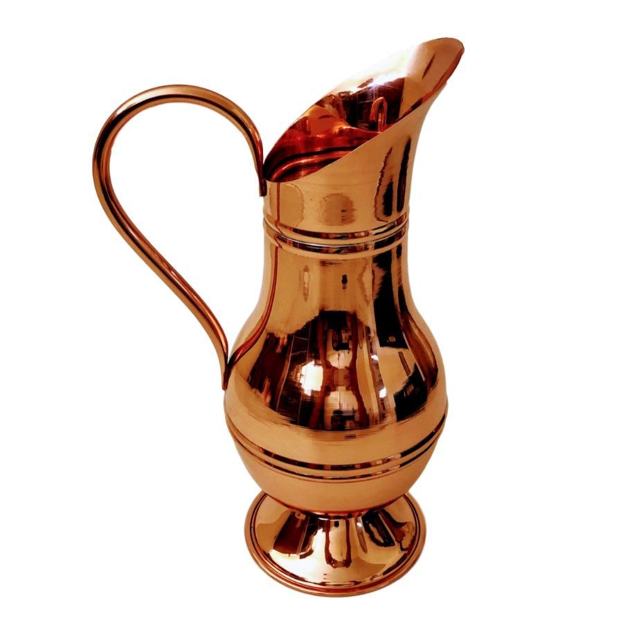 Jarra de Cobre Bico de Pato com Bacia G em Oferta na Shopee