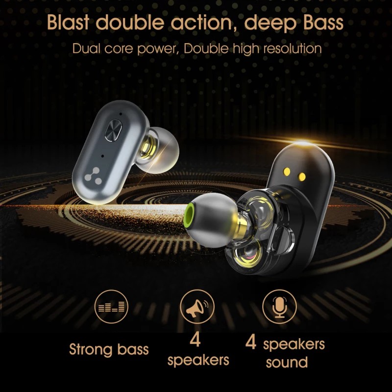 Fone Sem Fio Syllable S101 Bluetooth 5.0 Bateria 500 Mah | Shopee Brasil