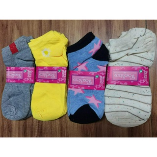 Kit 12 Pares Meia Feminina Soquete Algodão Macia Fashion