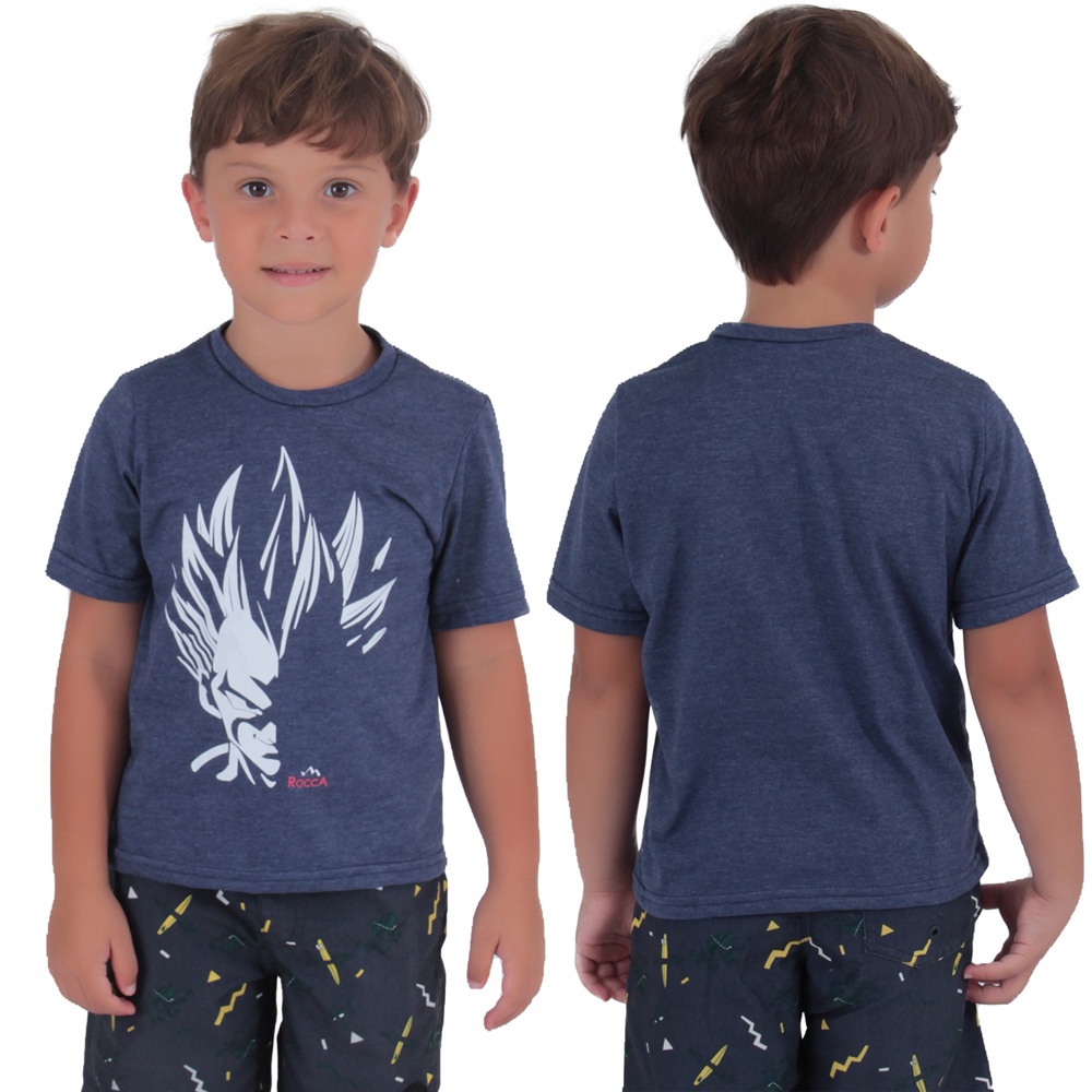 Camiseta Infantil Rocca Algodão Penteado Dragon - Sports & Outdoors