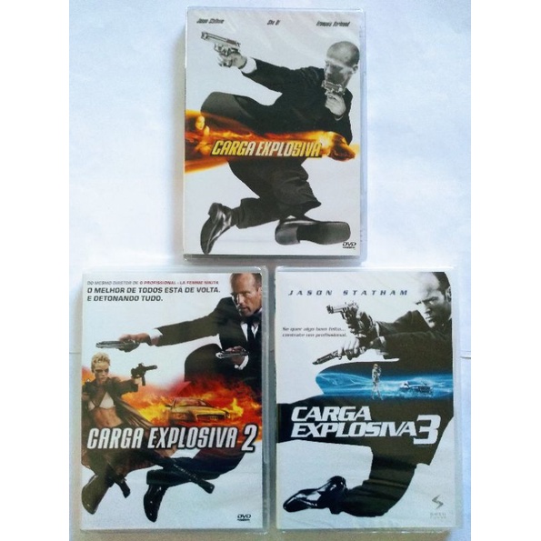 Dvd Carga Explosiva - A Trilogia - Lacrado e Original (RARIDADE) Jason Statham.