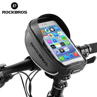 ROCKBROS Cycling Bike Bicycle Front Top Frame Handlebar Bag Pannier Smartphone GPS Touch Screen Bicycle Bike Case