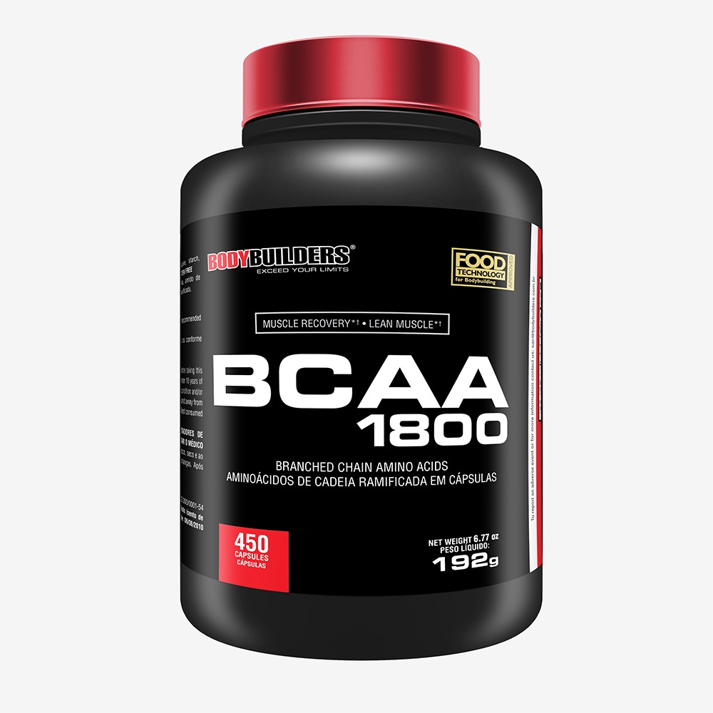 BCAA 1800 450 Cápsulas - Bodybuilders - Health