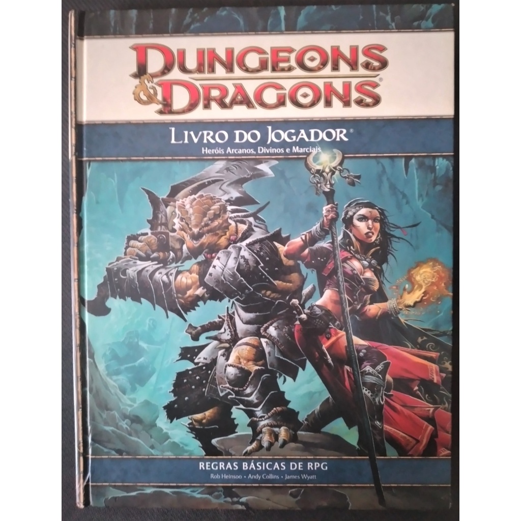 Livro Do Jogador 4.0 - Dungeons And Dragons - Livro de Rpg/d&amp;d/dnd