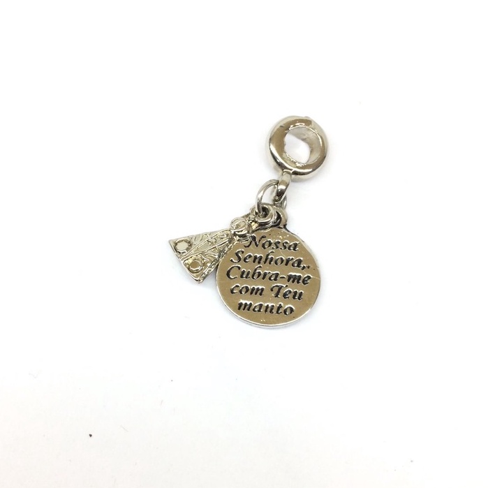 Berloque plaquinha nossa senhora pingente/ religião/ religioso/ banhado em Oferta na Shopee