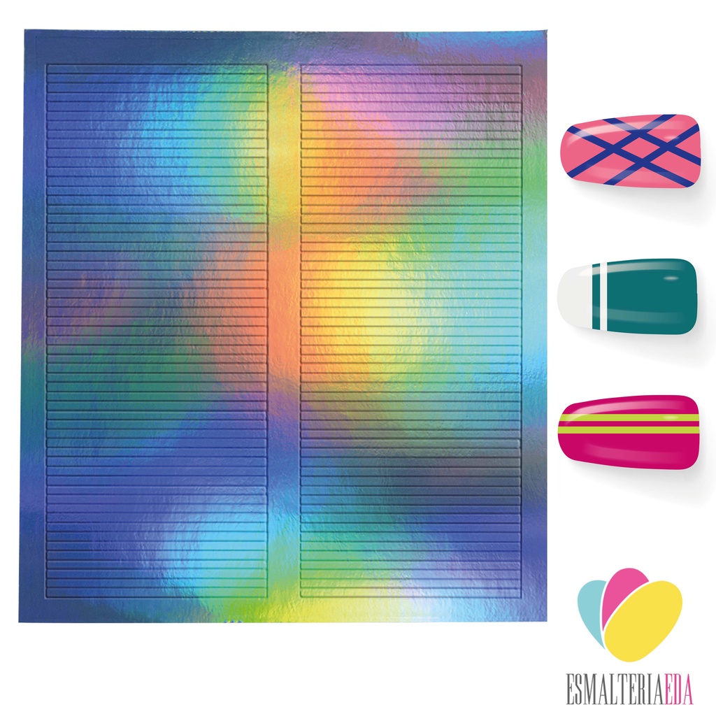 Stencil para Unhas Fitinhas Finas Francesinha Molde Airbrush Adeviso Estencil em Oferta na Shopee