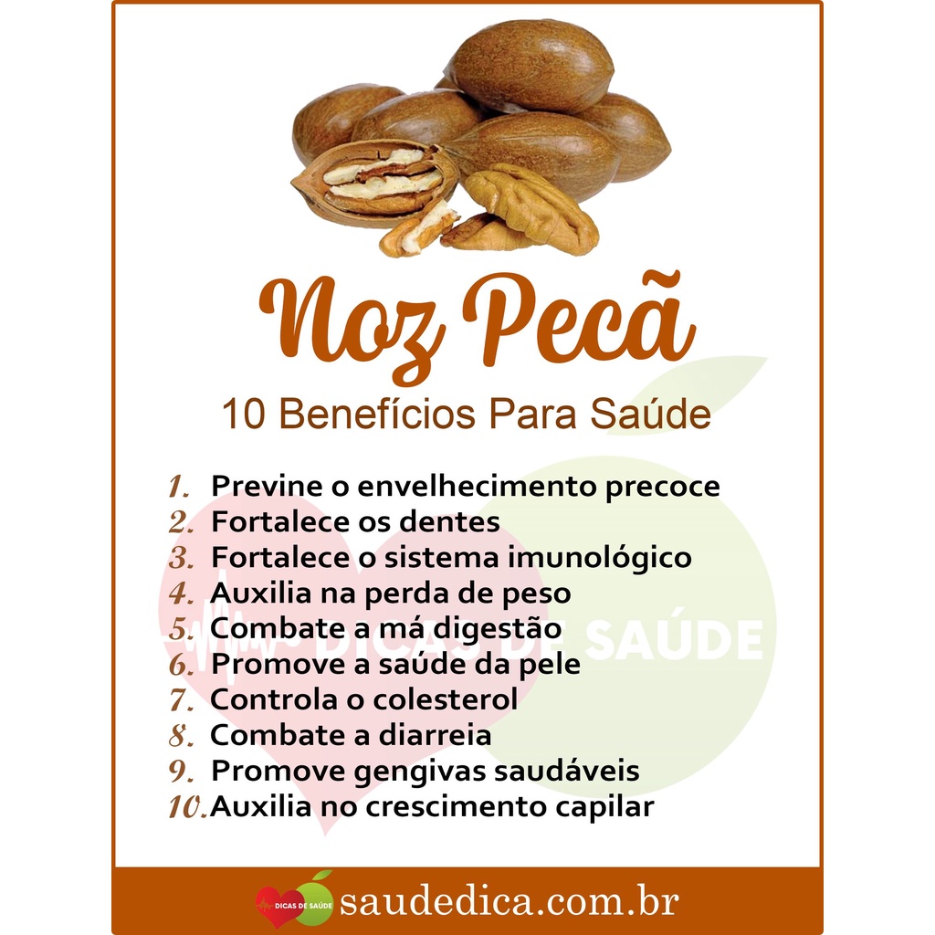 Noz Pecan com casca safra 2026 500 gramas Nozes Pecan