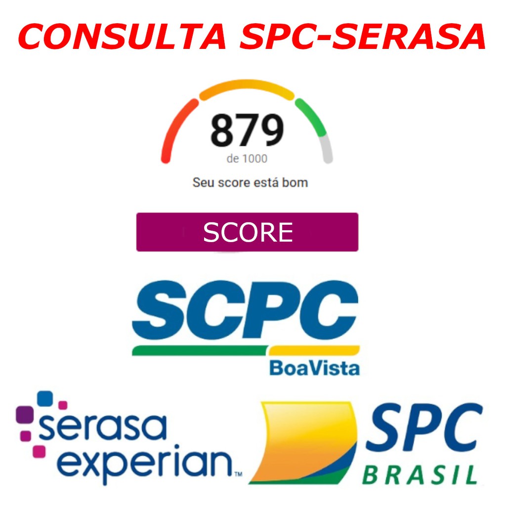 Consulta Spc Serasa Protestos Score, Consulta Completa de Negativação de  Crédito para Pessoas Físicas, Consulta CPF e saiba se o nome está limpo |  Shopee Brasil