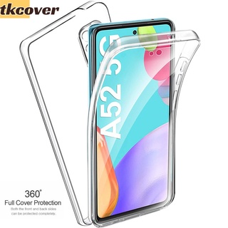 360 Caso De Corpo Inteiro Para Samsung A13 A73 A53 A22 A52 A52S A72 A32 A12 A42 M51 M32 M31S M31 M30S M21 M42 M12 Dupla Face PC TPU Funda Transparente Proteja Capa