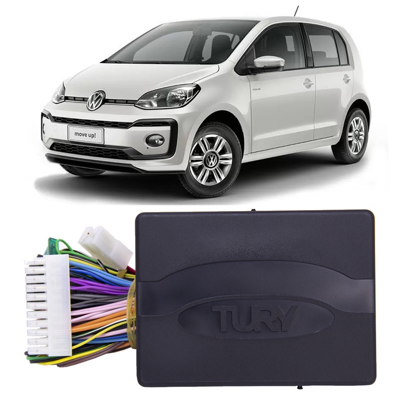 Módulo de Subida Vidro Tury PRO 2.18 UP - Volkswagen UP - Vidros elétricos nas 2 portas