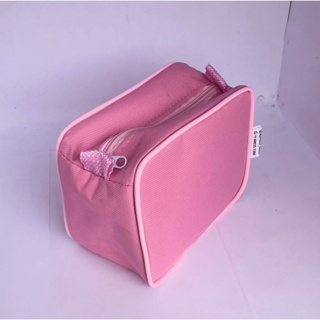 MINI necessaire inteira NAILON (tecido) Rosa 15x12 em Oferta na Shopee