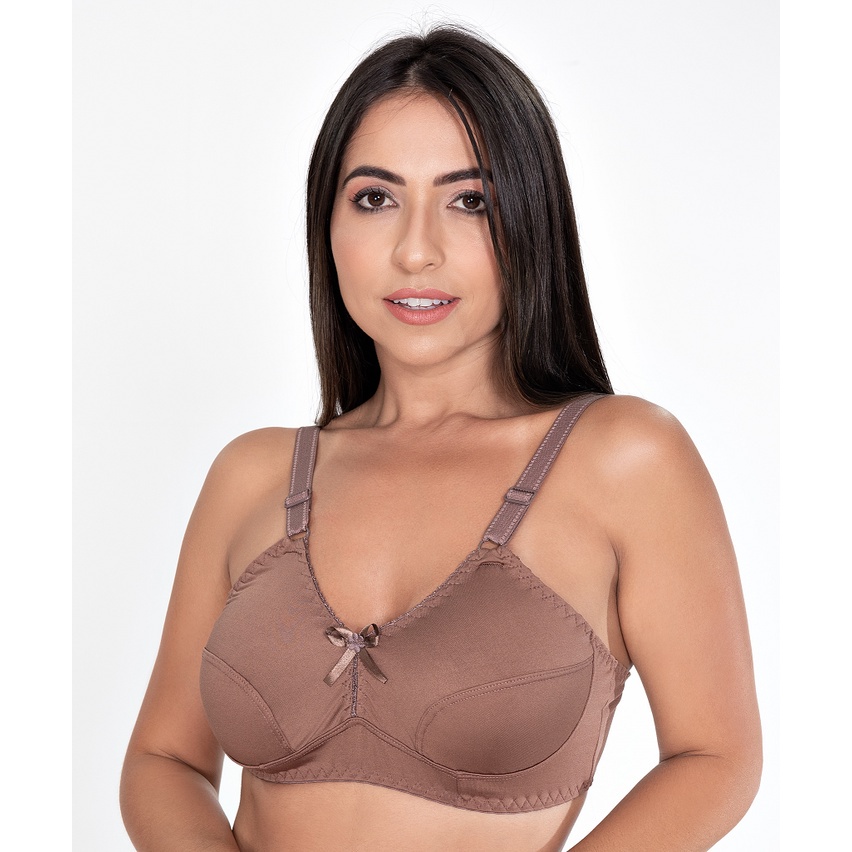 Sutiã Reforçado sem Bojo Sustentação  Ref -2020 em Oferta na Shopee