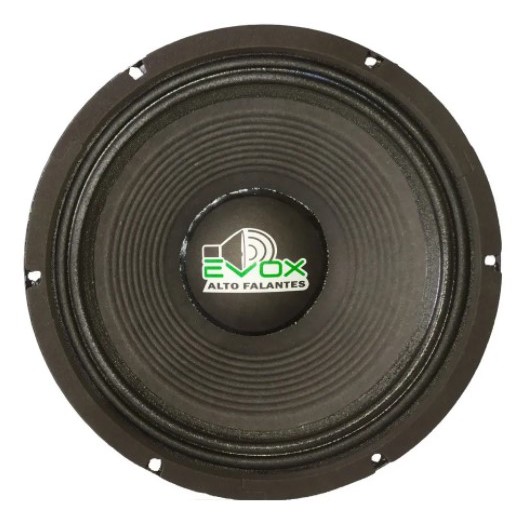 Woofer Médio Grave 10 Polegadas 500W 250 Rms Evox 8 Ohms