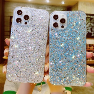 Estojo Glitter Phone Samsung Galaxy S24 S23 S22 Plus Ultra S23 S21 S20 FE Macio Para Estrelas Brilhantes