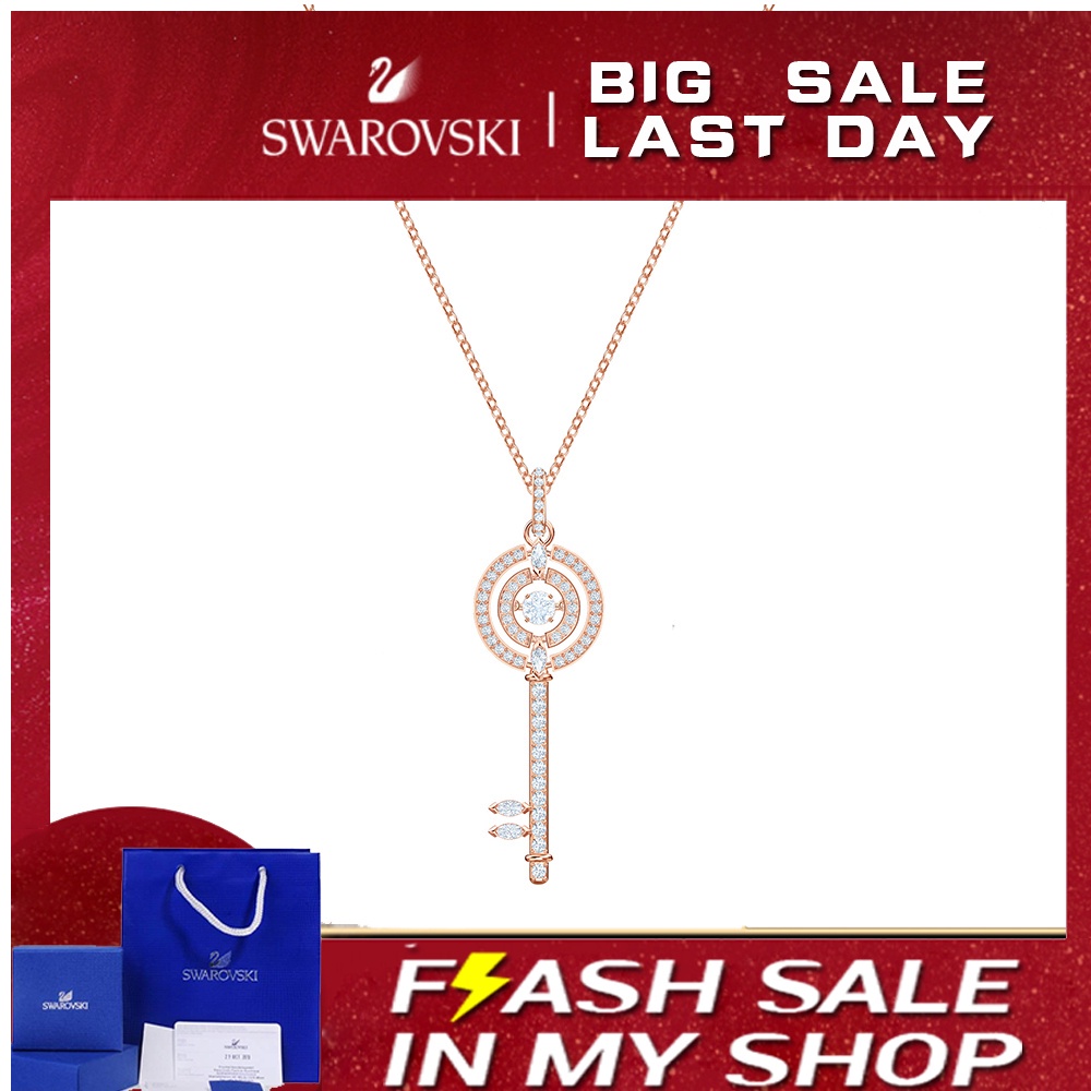 Colar De Cristal Swarovskli SPARKLING DANCE Beating Heart Key Moda Romântica Menina Presente Para Fashion Necklace K795