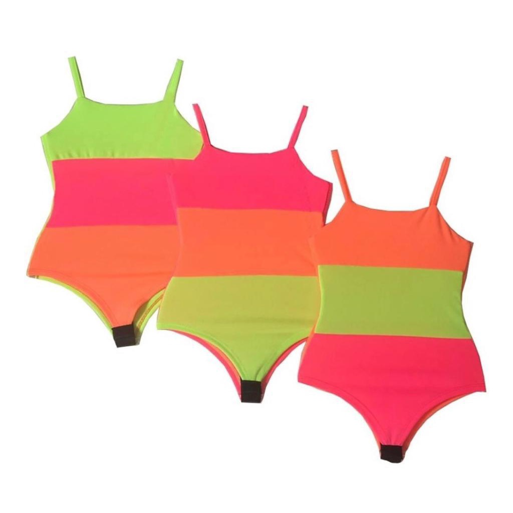 Roupa Infantil Body Neon Mini Fashionista Meninas Estilosas | Shopee Brasil