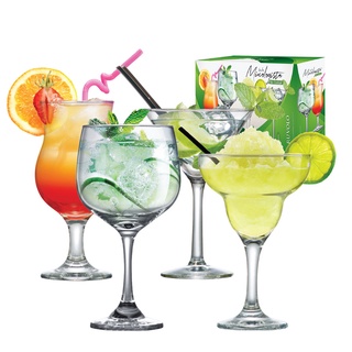 Kit de Vidro Cocktail Mixologista 4pcs