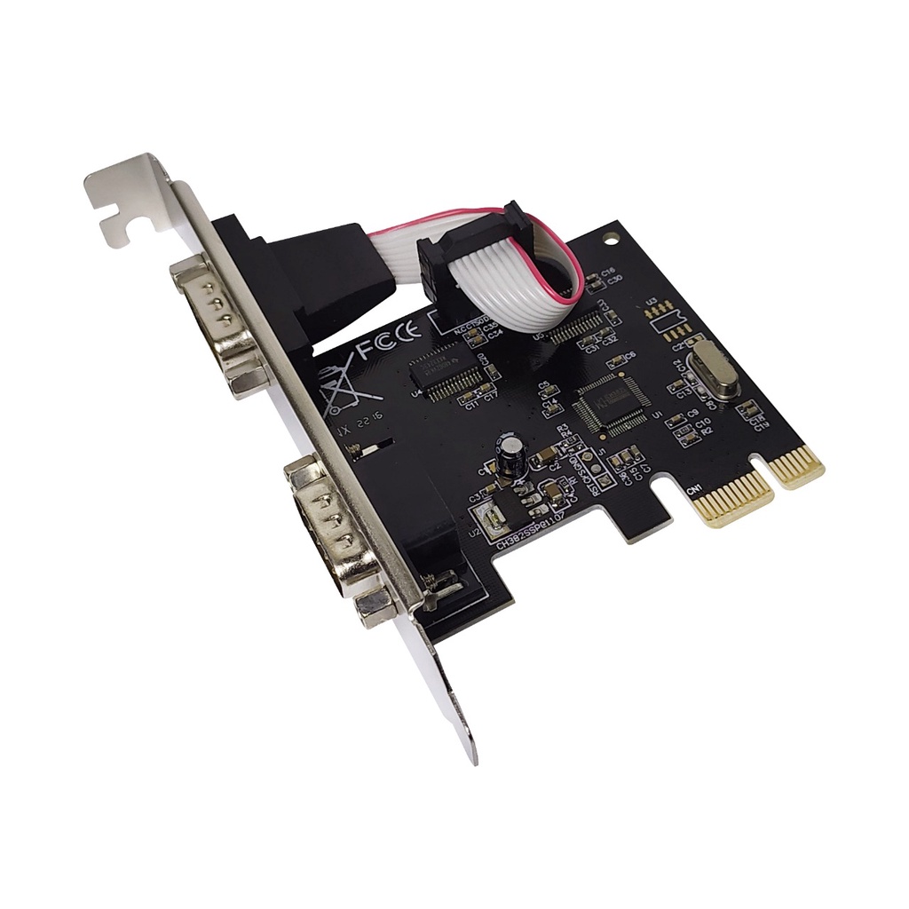 Placa Pci-E 2 Porta Serial DB9 Rs232 Rs485 Rs422