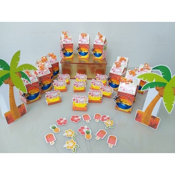 Lembrancinhas para Festa - Aniversário-  Personalizados - Papelaria personalizada-  Kit Festa Tardezinha - 42 Peças